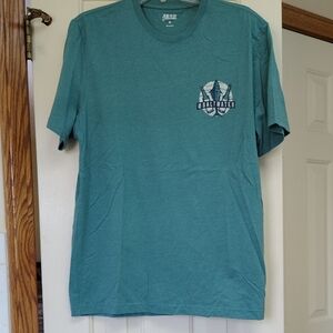 Izod Saltwater Men's Teal Short Sleeve Tee